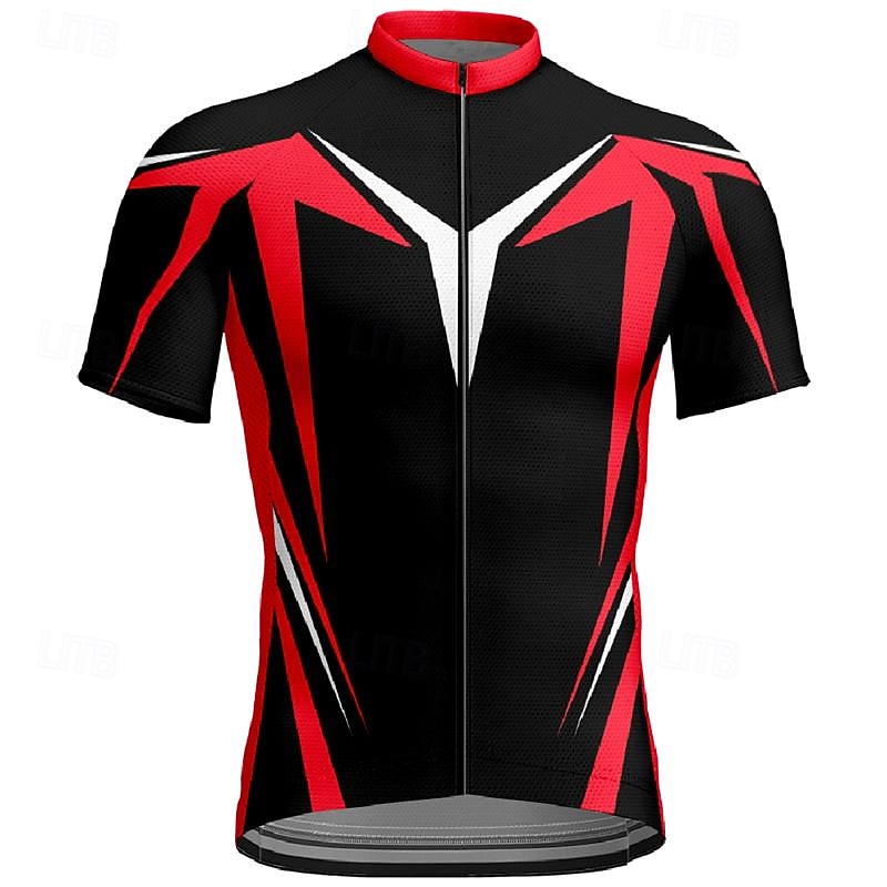 Men's Cycling Jersey Color Block Short Sleeve Bike Tee Tshirt Jersey Top with 3 Rear Pockets Mountain Bike MTB Quick Dry Breathable Sports Yellow Red Blue Clothing Apparel