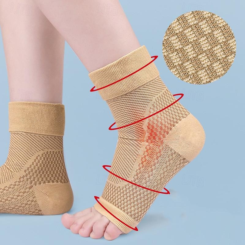 Compression Socks Athletic Sports Socks Running Socks 1 Pair Basic Women's Tube Socks Breathable Sweat wicking Comfortable Gym Workout Running Jogging Skateboarding Cycling Sports Solid Colored3