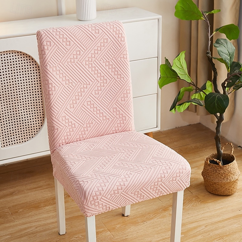 Dining Chair Cover High Back Dining Chair Cover Elegant and Protective Design Soft and Stretchable Fabric Shields Chairs from Spills and Stains - Perfect for Home and Restaurant Use2