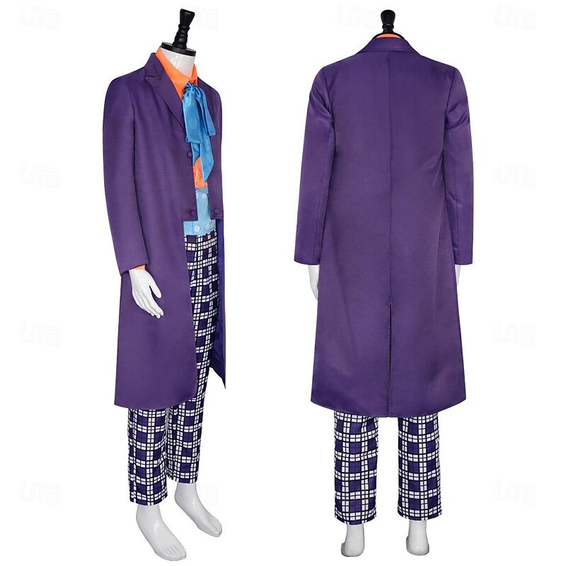 Joker Clown Jack Napier Cosplay Costume Outfits Movie Cosplay for Men's Adults' Carnival Party4