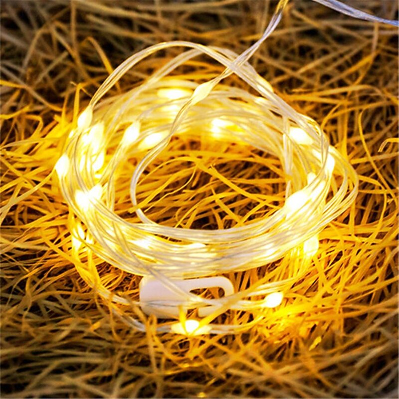 20m Rollable LED Garland Camping Light with Retractable LED String Lights Festive Atmosphere Party Tent Lighting Current4