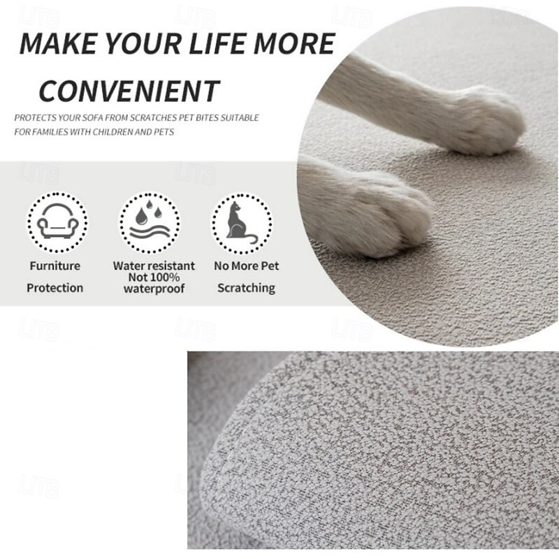 Water Repellent Chenille Anti-Slip Sofa Seat Cushion Cover - Durable and Luxurious Fabric - Protects Against Spills and Stains - Anti-Slip Backing for Secure Fit - Enhances and Revitalizes Your Sofa4