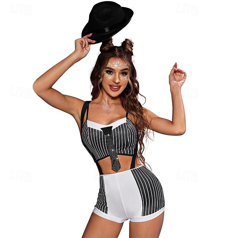 Catwoman Halloween Uniform Carnival Costume Cosplay Adults' Women's Carnival Party Easy Halloween Costumes Dress Up