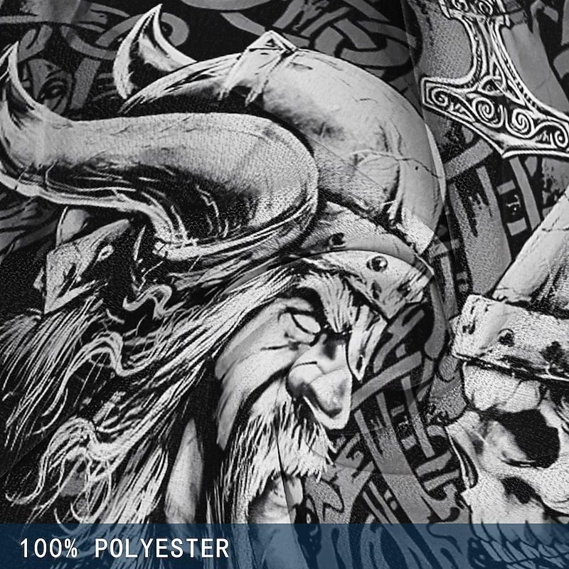 Skull Dark Men's Casual Pants Straight Leg Full Length Holiday Black Inelastic3