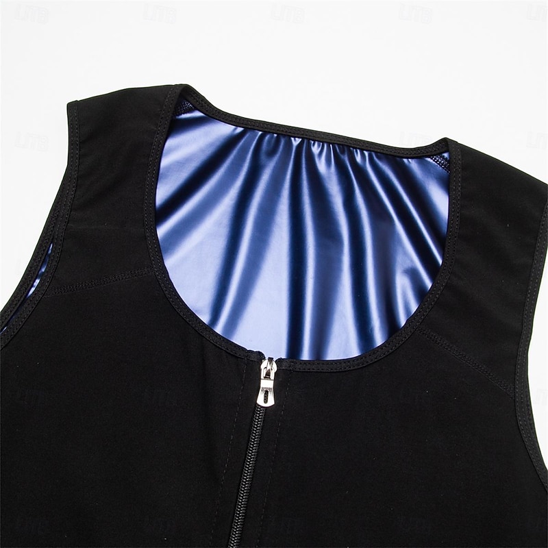 Men's PU leather Tank Full Zip Top Vest Top Undershirt Sleeveless Shirt Plain Crewneck Outdoor Going out Sleeveless Fashion Designer Muscle Top4