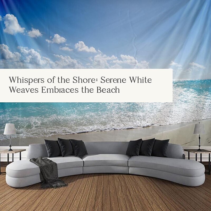 Beach Palm Hanging Tapestry Wall Art Large Tapestry Mural Decor Photograph Backdrop Blanket Curtain Home Bedroom Living Room Decoration2