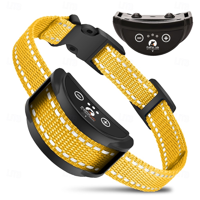 Waterproof Super Vibration Auto Stop Bark Collar - No Shock No Harm Only Training Love!3