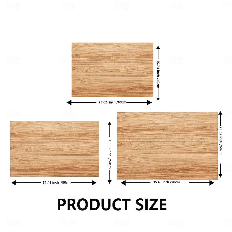 Wooden Plat Doormat Kitchen Mat Floor Mat Non-Slip Area Rug Oil Proof Rug Indoor Outdoor Mat Bedroom Decor Bathroom Mat Entrance Rug3