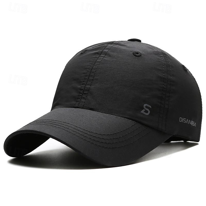 Men's Baseball Cap Sun Hat Trucker Hat Black Navy Blue Chinlon Fashion Casual Street Daily Letter Adjustable Sunscreen Breathable2