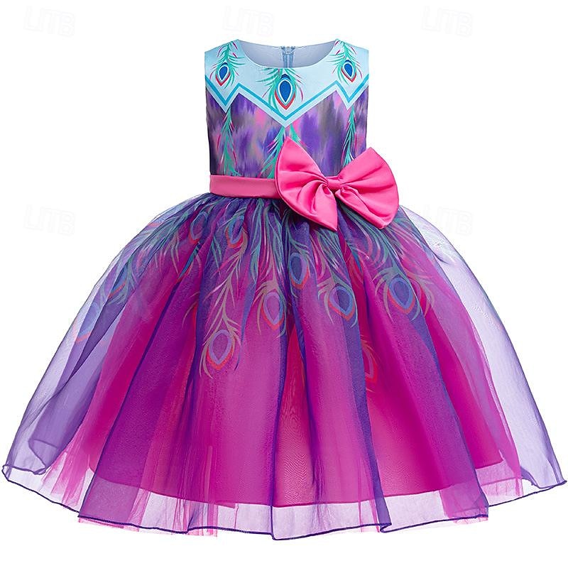 Iwájú the Future Princess Tola Martins Dress Costume Flower Girl Dress Cosplay Movie Cosplay for Girls' Kids Carnival Party