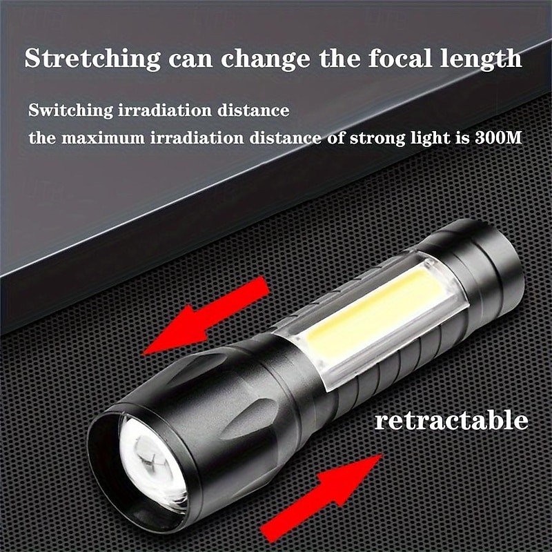 USB Rechargeable Flashlight Zoomable High Power LED Flashlights Outdoor Waterproof Camping Night Fishing Tactical Flashlight Survival Tools4