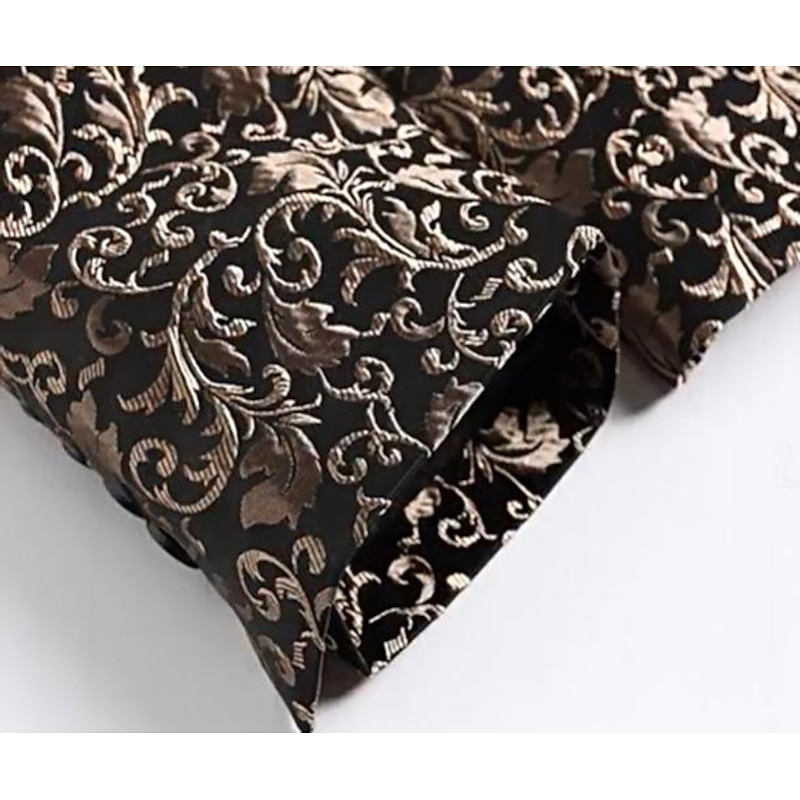 Men's Blazer Jacket Tuxedo Shawl Collar Party Luxury Jacquard Blazer Blue khaki Standard Fit Single Breasted One-button4