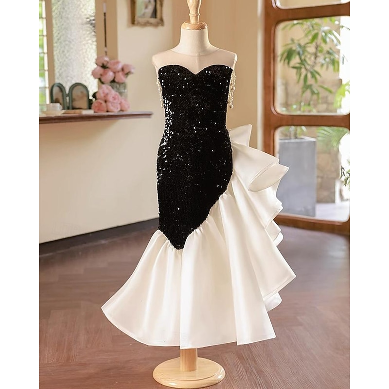 Girls' 3D Solid Color Party Dress Sleeveless Summer Performance Party Birthday Princess Beautiful Sweet Kids 4-12 Years Party Dress Maxi Regular Fit