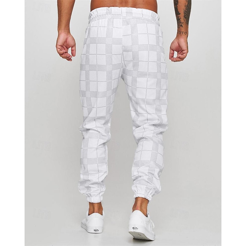 Men's Joggers Sweatpants Running Pants Track Pants Pocket Elastic Waistband Pants / Trousers Outdoor Sports & Outdoor Athletic Cotton Soft Marathon Running Workout Tailored Fit Sportswear Activewear4