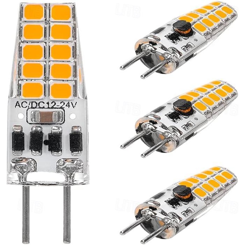 GY6.35 LED Bulb AC/DC 12V-24V 3W for Closet Under Cabinet Ceiling Table  Pendant Chandelier Accent Lights