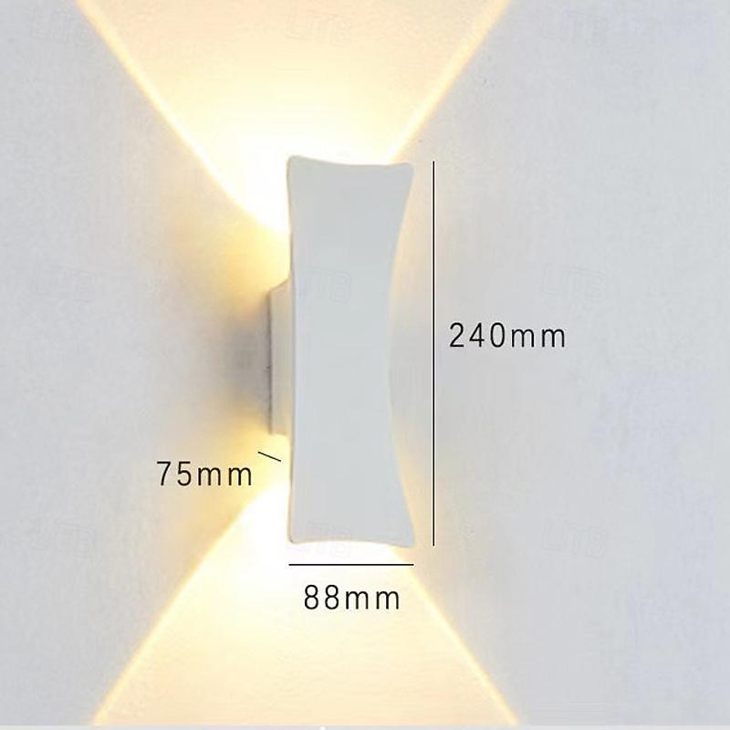 LED Outdoor Wall Lights Creative Waterproof IP65 Aluminum Barn Lighting External Rustproof Street Lantern Balcony Courtyard Aisle Doorway 85-265V3