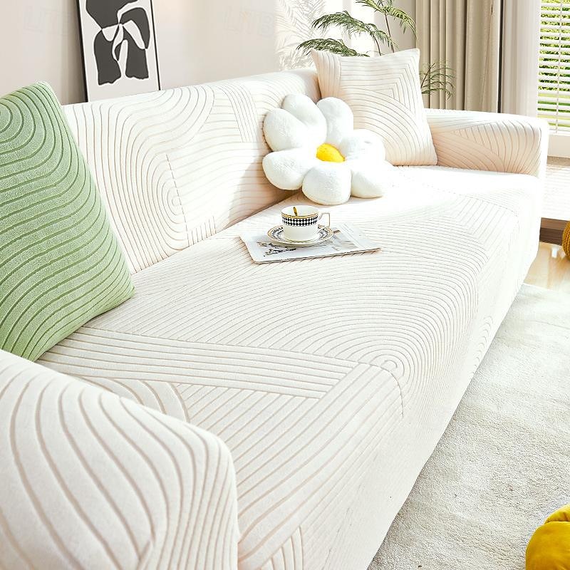 Elastic Sofa Cover All-Inclusive Universal Cover Four Seasons Anti-Cat Scratch Sofa Cover Lazy Non-Slip Full Cover Towel Stretchable Durable Easy to Install and Clean Perfect for Year-Round Use4
