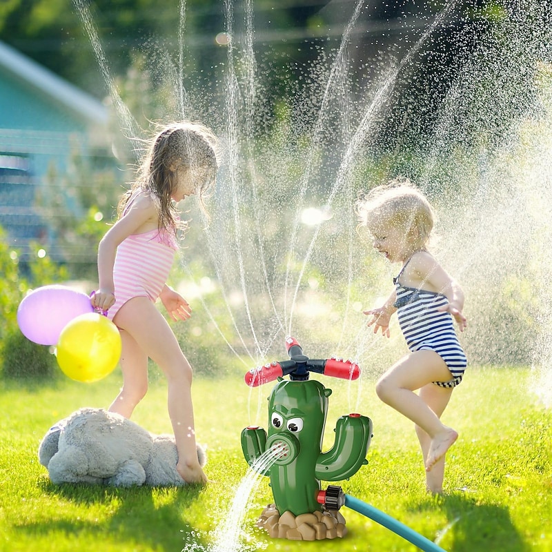 Pools & Water Fun Sprinkler Toy Pool Toys Cactus Focus Toy Adorable Parent-Child Interaction Plastic Kid's Adults' Summer Party Holiday for Boys and Girls4
