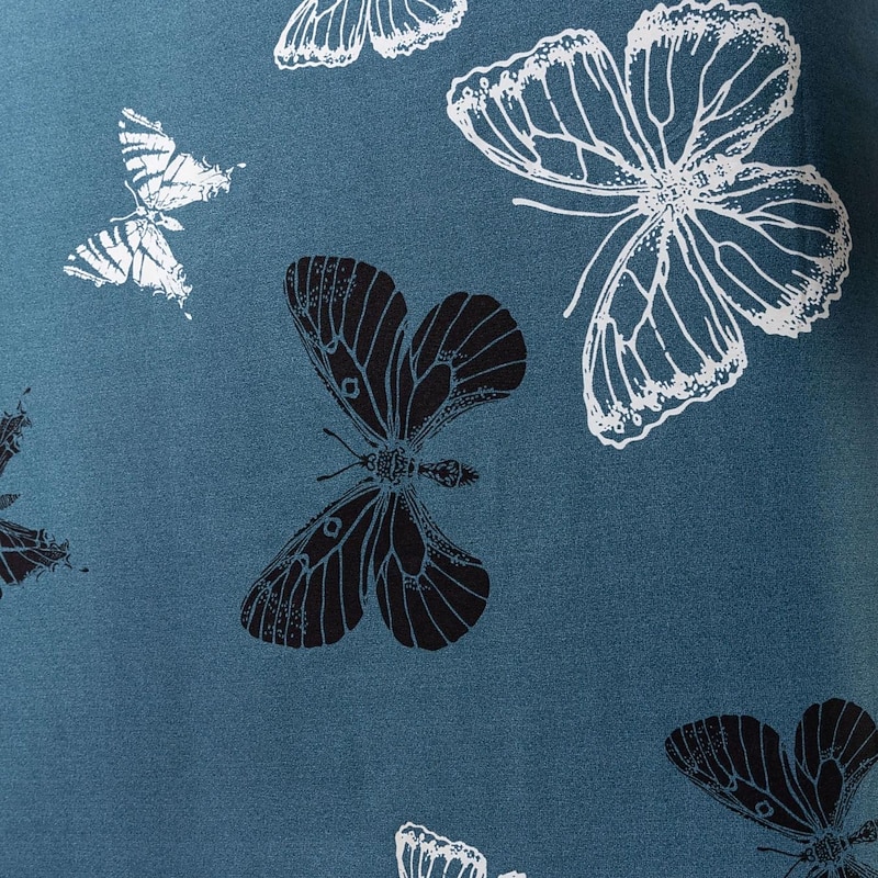 Luminous Duvet Cover Set with Butterfly Print - Glow-in-the-Dark Design - Includes Duvet Cover and Pillowcases - Soft and Comfortable Fabric - Perfect for a Magical Bedroom Decor - Easy to Clean and Maintain3