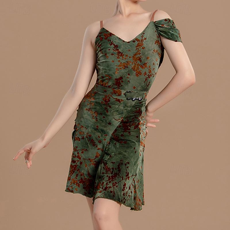 Kids' Dancewear Skirts Printing Girls' Performance Daily Wear Sleeveless Natural Flocking