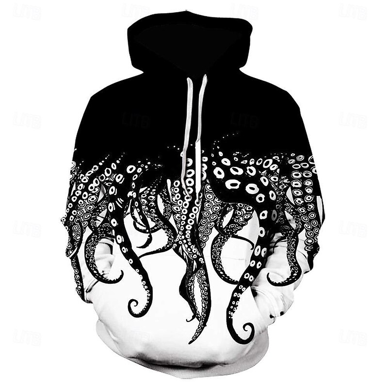 Hoodie Cartoon Manga Anime 3D Front Pocket Graphic For Couple's Men's Women's Adults' Halloween Carnival Masquerade 3D Print Back to School2