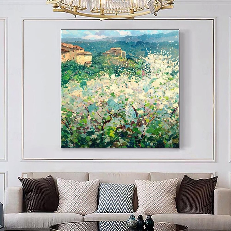 Oil Painting Handmade Hand Painted Wall Art Impression Landscape Canvas Painting Home Decoration Decor No Frame Painting Only3