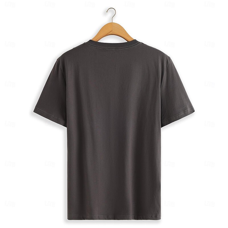 Men's T shirt Tee Solid Color V Neck non-printing Normal Short Sleeve V Neck Clothing Apparel 100% Cotton Knitwear Daily Sports & Outdoors3