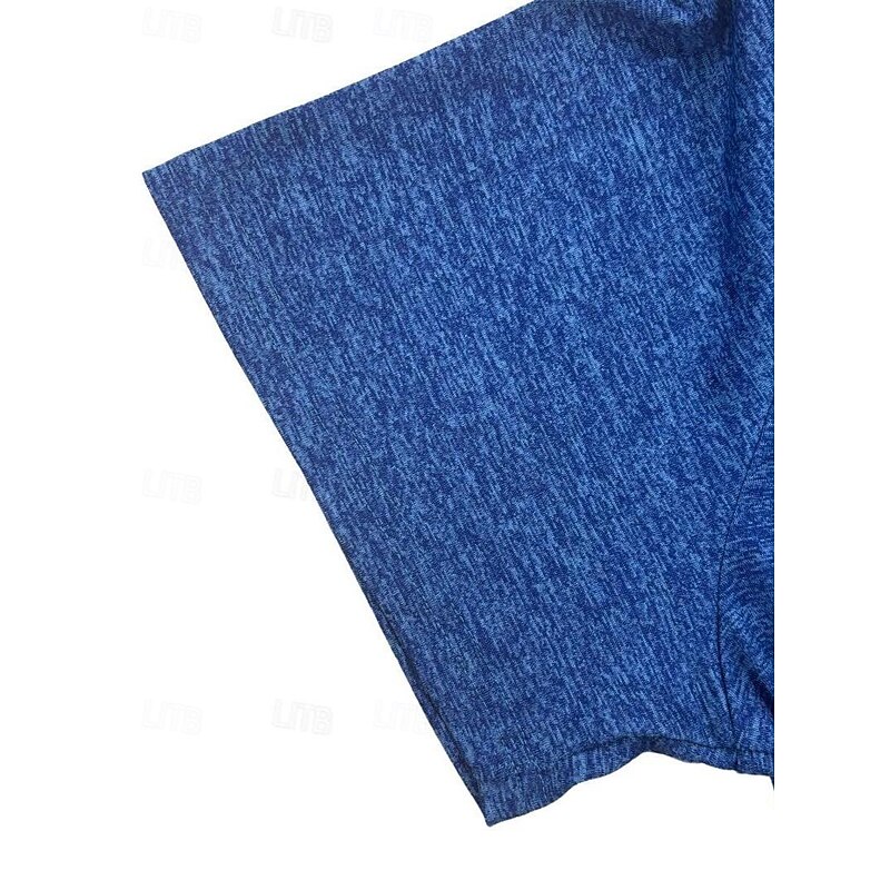 Men's Sport Polo Golf Shirt Casual Holiday Lapel Short Sleeve Fashion Basic Plain Button Summer Regular Fit Dark Brown Black Blue Grey Sport Polo3