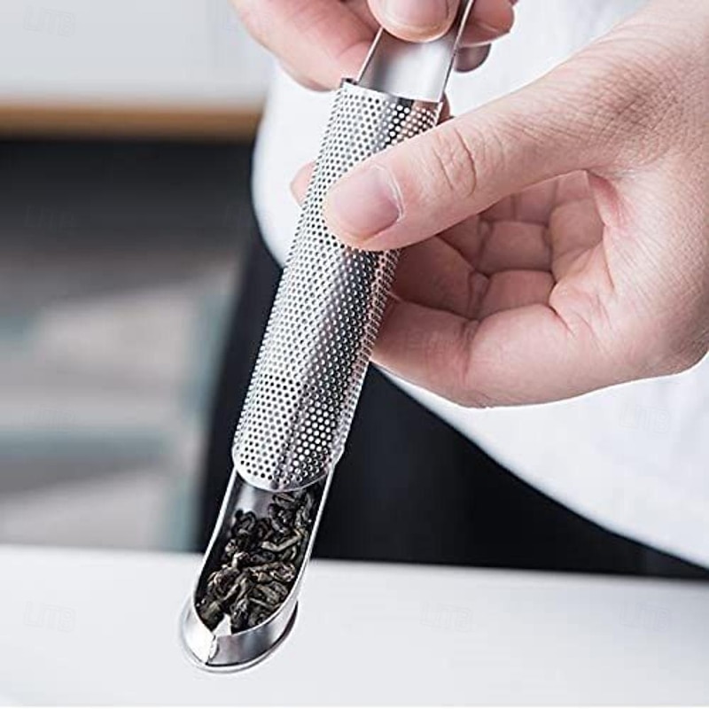 Stainless Steel Tea Infuser - Durable, Easy-Clean Strainer for Loose Leaf Tea - Hangable Design