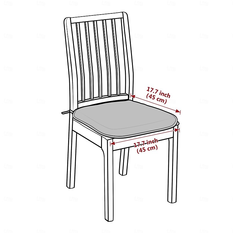 100% Waterproof Seat Covers for Dining Room Chair Slipcovers Kitchen Chair Covers Dining Chair Cover Outdoor Patio Garden Lawn Yard3