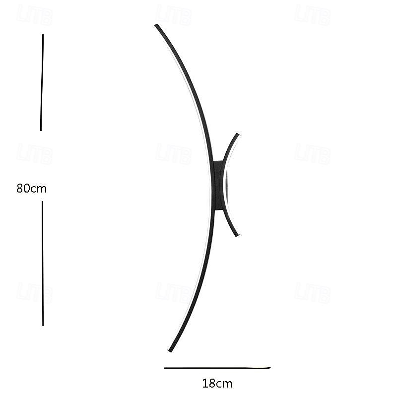 LED Indoor Wall Lights Warm White Rotating 2-Bulb Modern Metal and Acrylic Wall Mounted Lights Decorative Wall Lighting for Living Room Bedroom Hallway 110-240V4