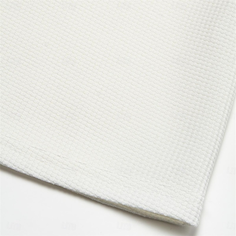 Men's Waffle T-shirt Tee Top Long Sleeve Shirt Long Sleeve V Neck Deep V Summer Solid Color Daily Casual Street Style V Neck Outdoor Street Causal Dark Grey Black White Top Tee for Men2