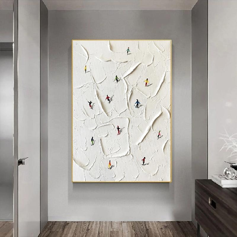 White 3D Textured oil painting handmade white abstract painting  wall art white textured painting wall art white abstract art painting hand painted white 3D Textured painting white abstract painting3