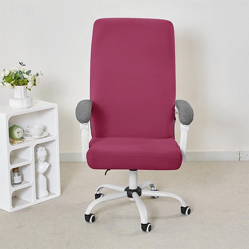 Stretch Office Chair Cover Water Resistant Reclining Couch Covers jersey flannelette home office chair cover4
