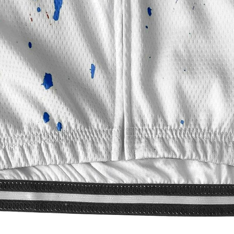 Men's Cycling Jersey Graffiti Short Sleeve Bike Tee Tshirt Jersey with 3 Rear Pockets Mountain Bike MTB Quick Dry Anatomic Design Wicking Breathable Sports Black White Red Clothing Apparel4