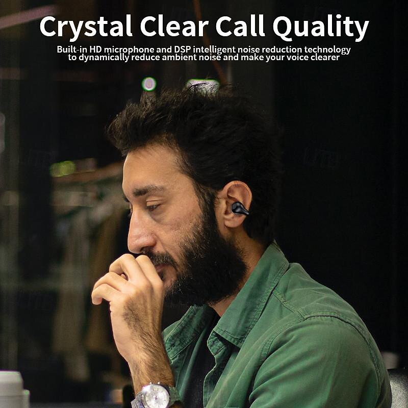 New clip-on Bluetooth headset wireless noise reduction no-ear painless sports ear clip headset4