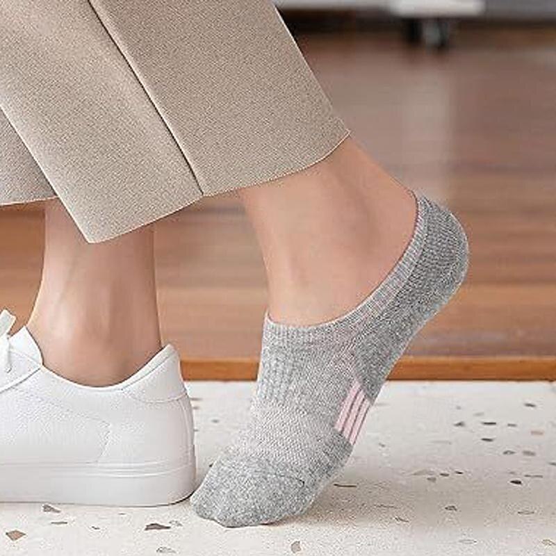 Men's 5 Pairs Multi Packs Socks Running Socks Casual Socks Black White Color Color Block Vacation Sports & Outdoor Daily Basic Medium Spring Fall Fashion Casual4