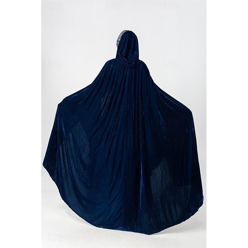 Medieval Renaissance Cocktail Dress Prom Dress Flare Cuff Sleeve Viking Outlander Fancy Dress Women's Celtic Fantasy Royal Halloween Carnival Masquerade LARP Ren Faire Festival Adults' Dress Cloak3