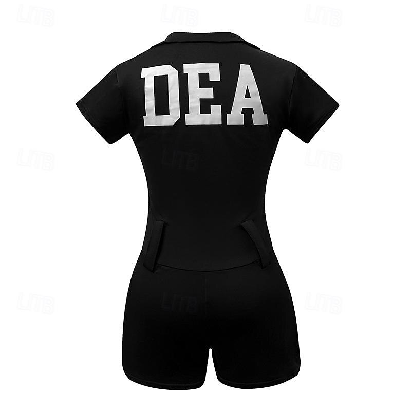 Police Carnival Costume Masquerade Adults' Women's Cosplay Halloween Bachelorette Party Easy Carnival Costume3