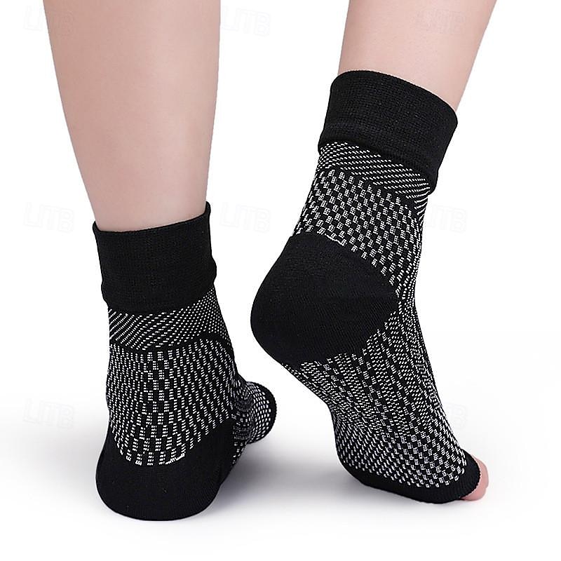 Compression Socks Athletic Sports Socks Running Socks 1 Pair Basic Women's Tube Socks Breathable Sweat wicking Comfortable Gym Workout Running Jogging Skateboarding Cycling Sports Solid Colored2