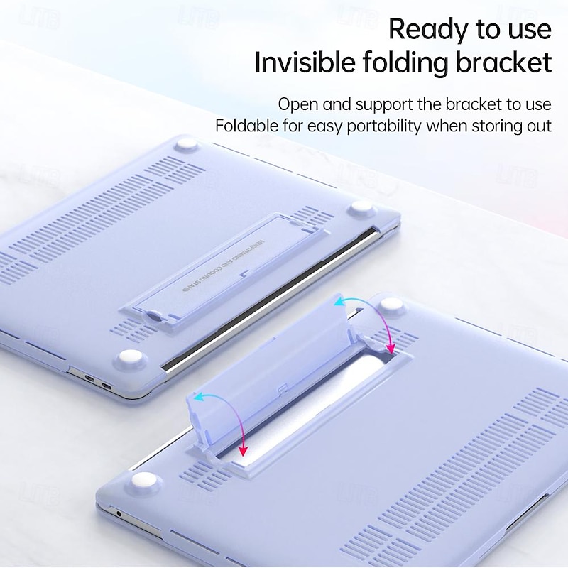 MacBook Case Compatible with Macbook Air Pro 13.3 14 16 inch Hard Plastic Crystal Clear3