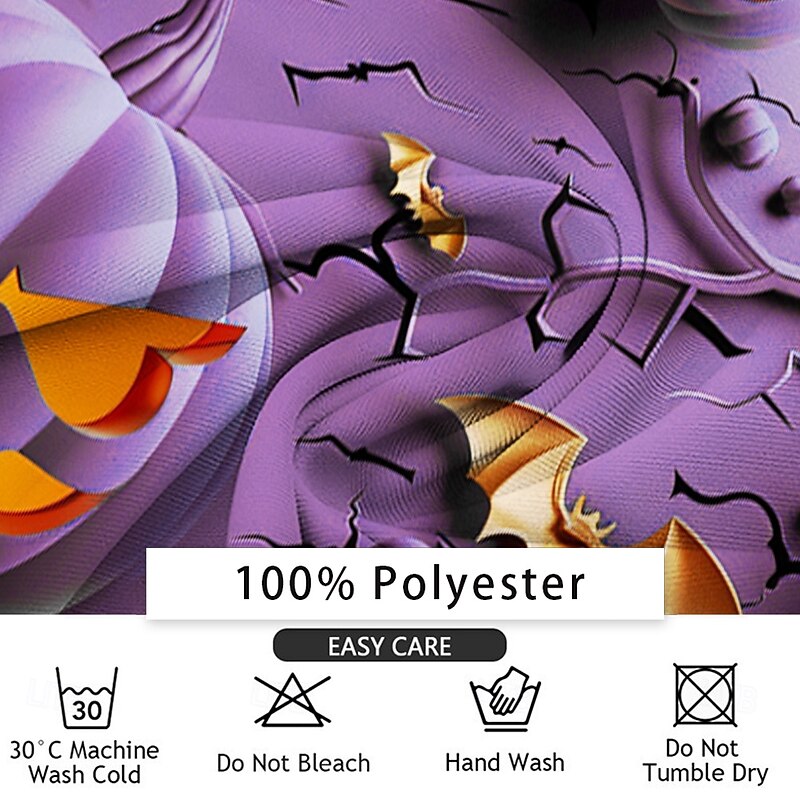 Halloween Men's Pumpkin Grimace Halloween Costumes Shirt Button Up Shirt Short Sleeve Casual Dark Party Evening Wear Summer Turndown Collared Shirts Button Up 3D Print Blue Purple4