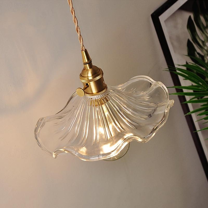 LED Indoor Wall Lights Warm White Retro Industrial Vintage Pendant Light Clear Glass Ceiling Lamp E27 Restaurant Entrance Hallway 85-265V