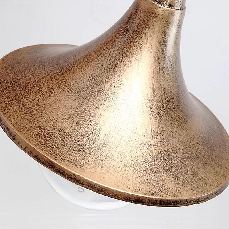 Outdoor Wall Light Vintage Wall Sconce Acrylic Lampshade External Wall Lamps E27 Porch Light Waterproof Lights for Patio Garden Balcony Carriage Villa (Brown)4