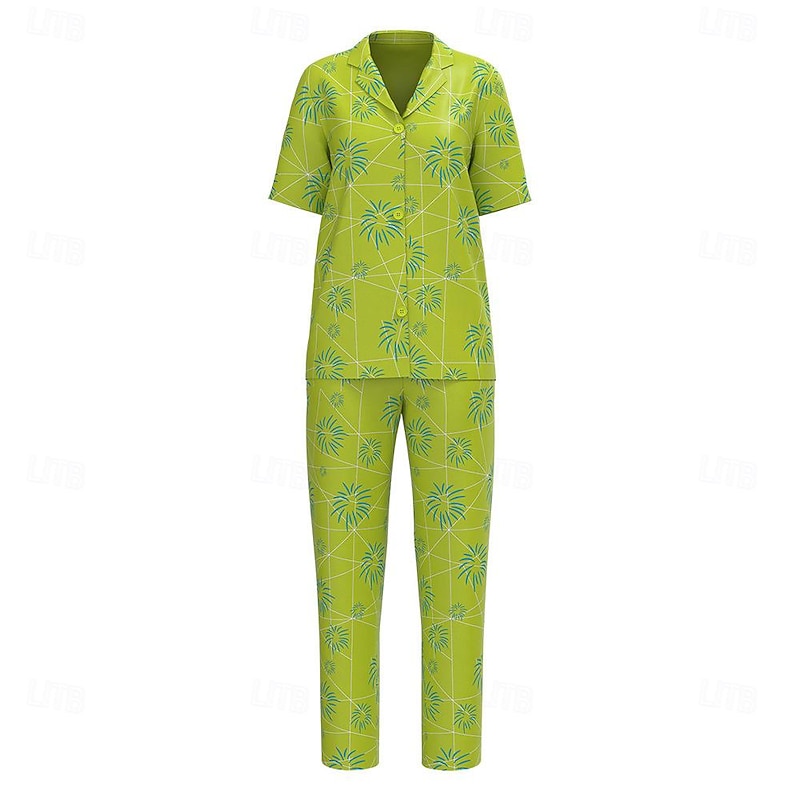 Inside Out 2 Disgust Joy Sleepwear Pajamas Cute Movie Cosplay for Women's Girls' Kid's Adults' Carnival Home4