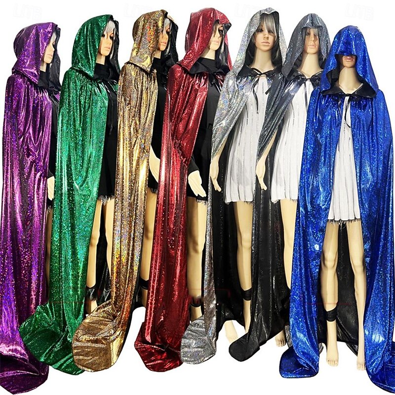 Witch Halloween Cloak Walpurgis Night Medieval Adults' Men's Women's Carnival Masquerade Performance Party Easy Halloween Costumes Dress Up2