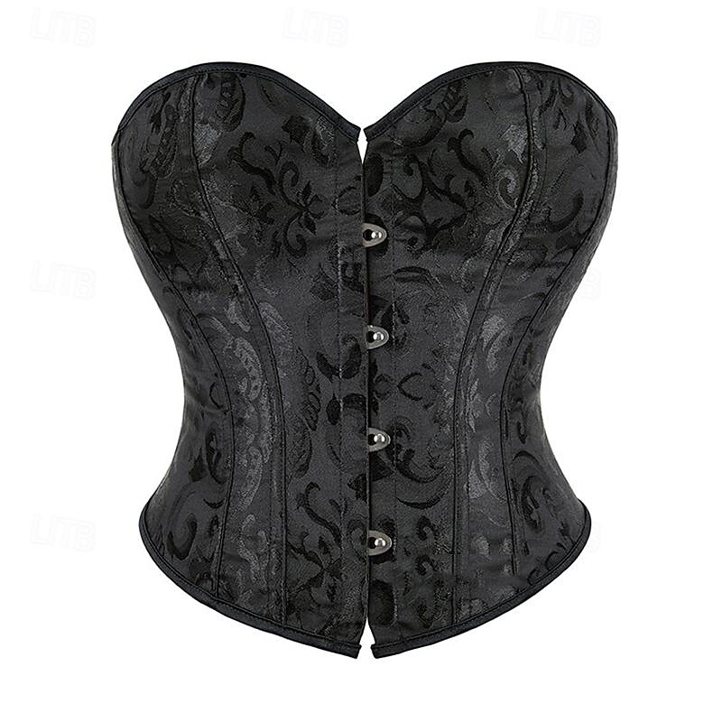 Women's Shapewears Bustier Corset Top Carnival Date Club Corsets Sexy Punk & Gothic Pure Color Buckle Home Outfits2