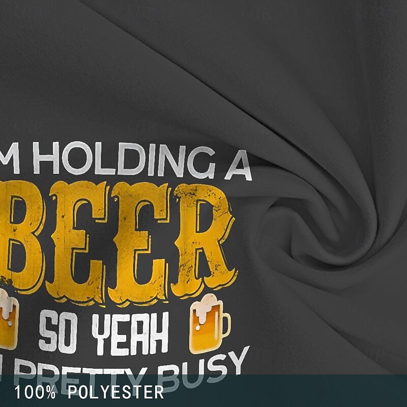 Men's Letter Funny Beer Swim Trunks Swim Shorts Board Shorts Mid Waist Hawaiian Casual Holiday Beach Drawstring with Mesh lining Elastic Waist Designer Clothing Apparel3