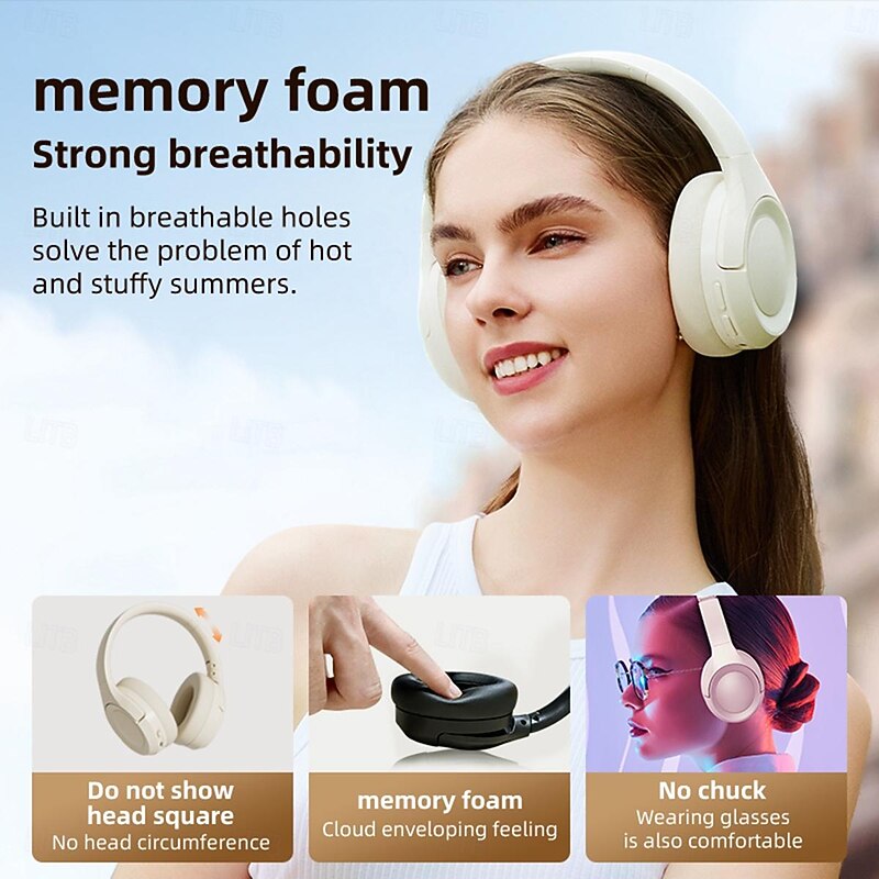 L50 Gaming Headset Over Ear Bluetooth 5.3 Sports Stereo Fast Charging for Apple Samsung Huawei Xiaomi MI  Fitness Gym Workout Camping / Hiking Mobile Phone Mobile Phone Gaming4