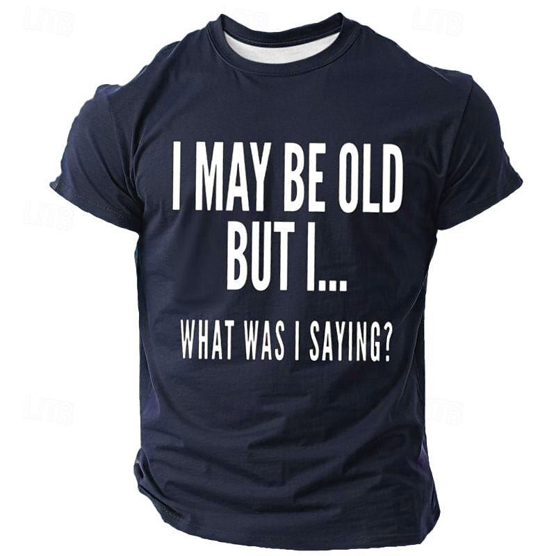 Men's Funny T Shirt Short Sleeve T shirt 3D Print Crew Neck Shirt Vintage Cool Party Holiday Black Blue Gray Summer Spring Clothing Apparel S M L XL XXL XXXL2